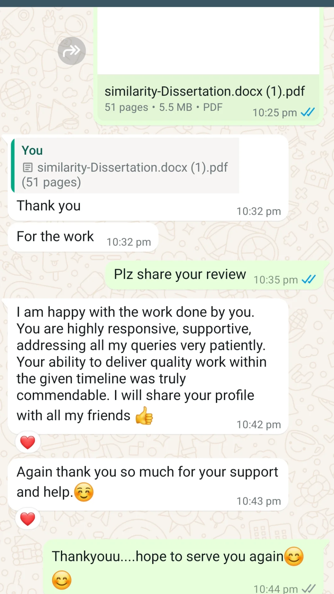 Student review